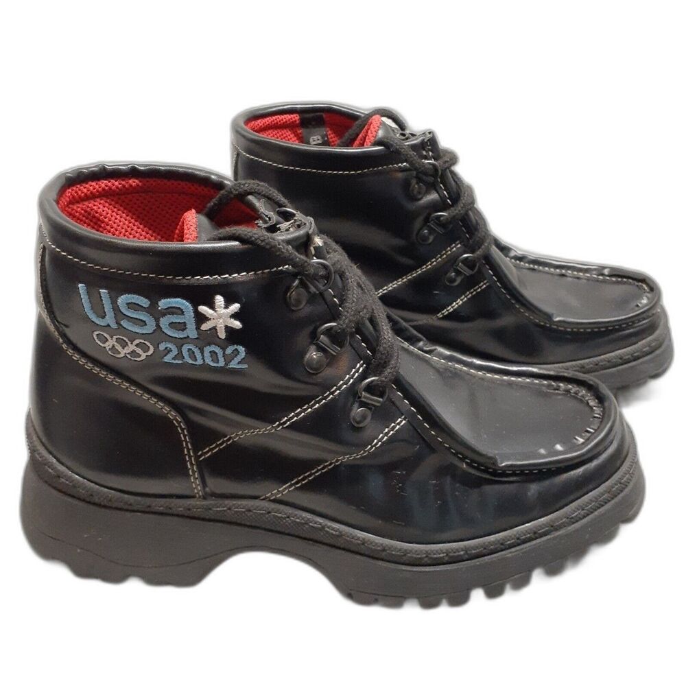 2002 Winter Olympics Team USA Official Roots Womens Winter Boots Size 5 B